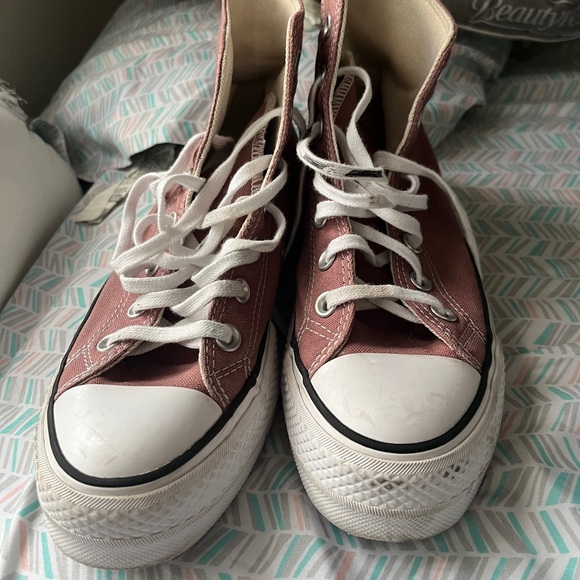 🌷🎀SIZE 7/7.5 Converse Chuck Taylor Pink🎀🌷 - Picture 6 of 8